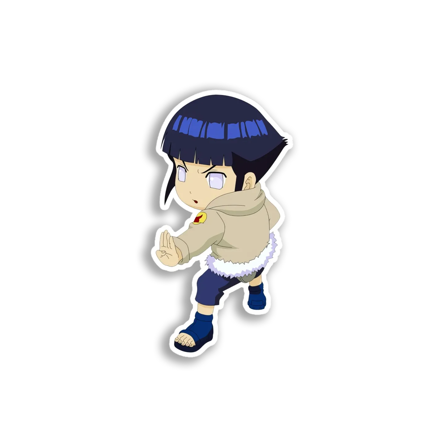 Hinata Chibi Figure Sticker