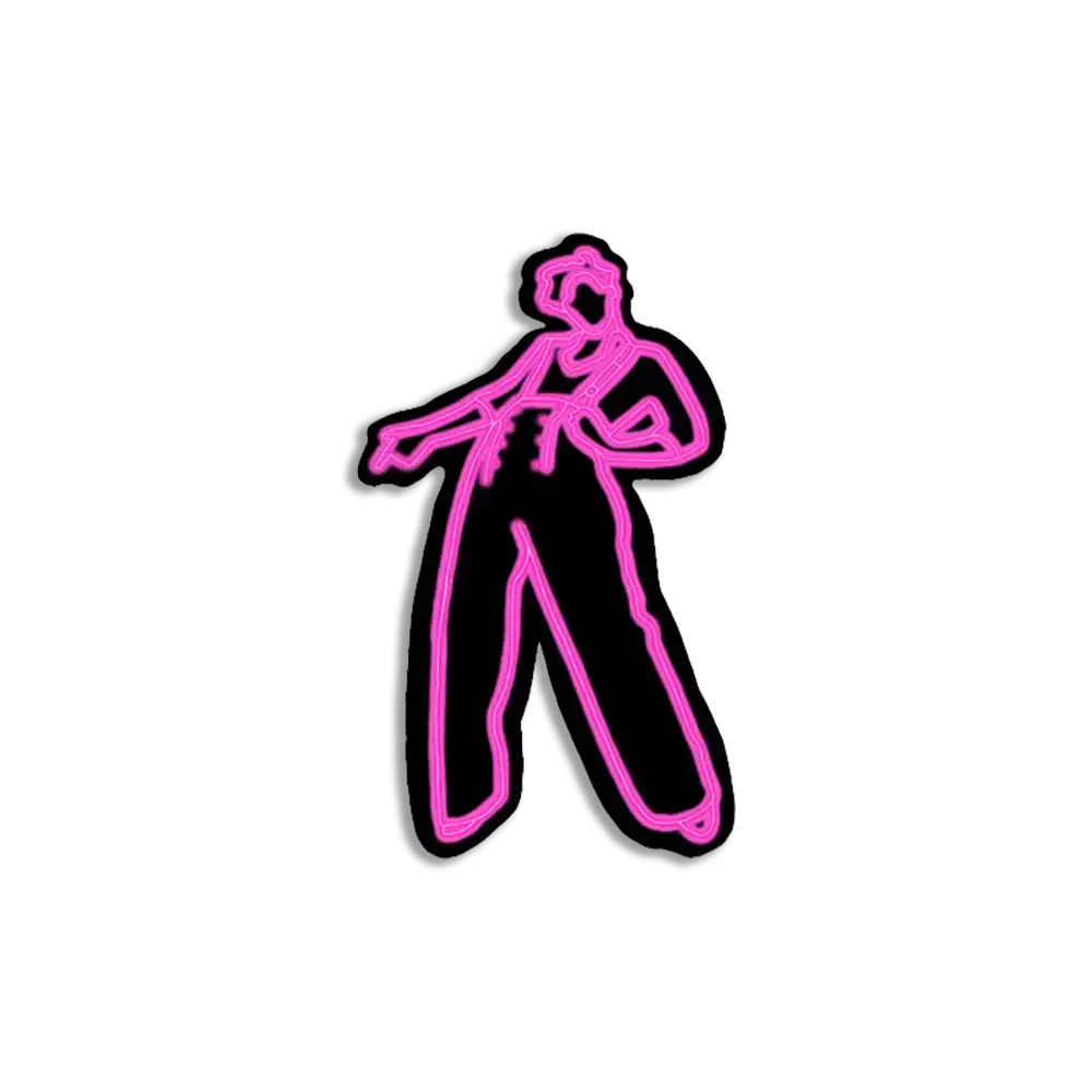 Neon Harry Styles Sticker