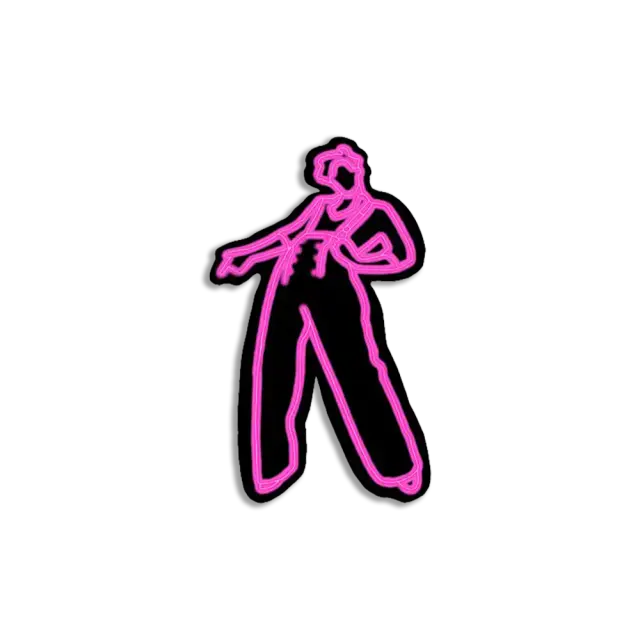 Neon Harry Styles Sticker
