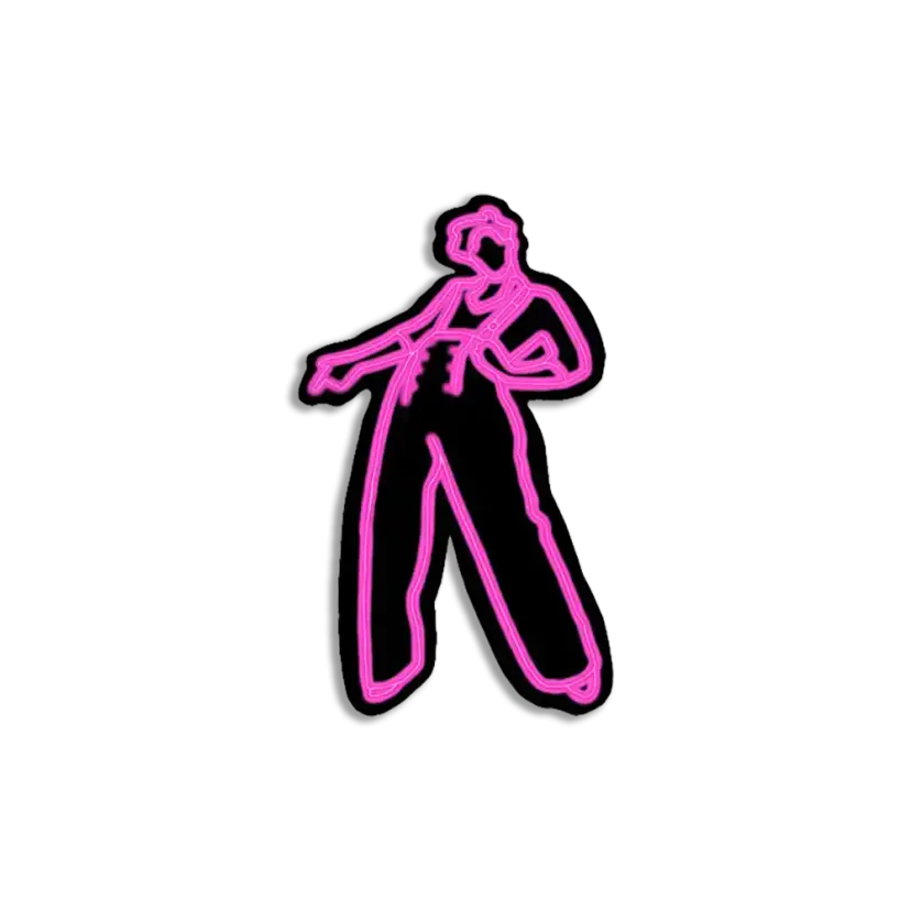 Neon Harry Styles Sticker