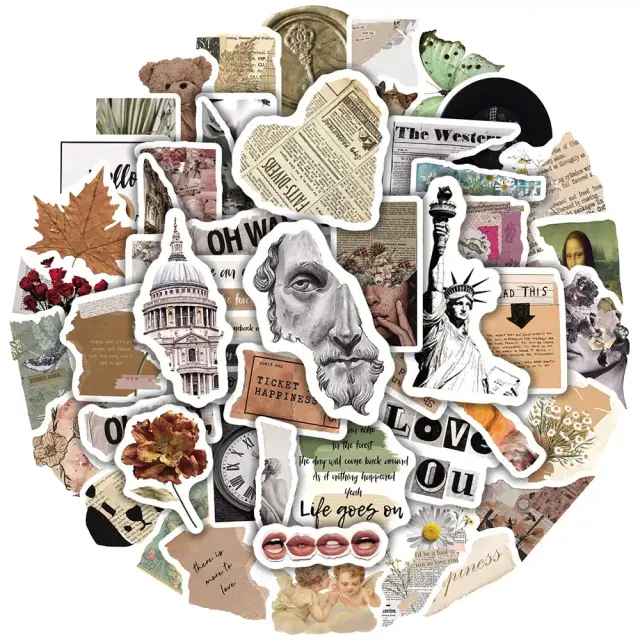 Retro Art Graffiti Stickers Pack of 50