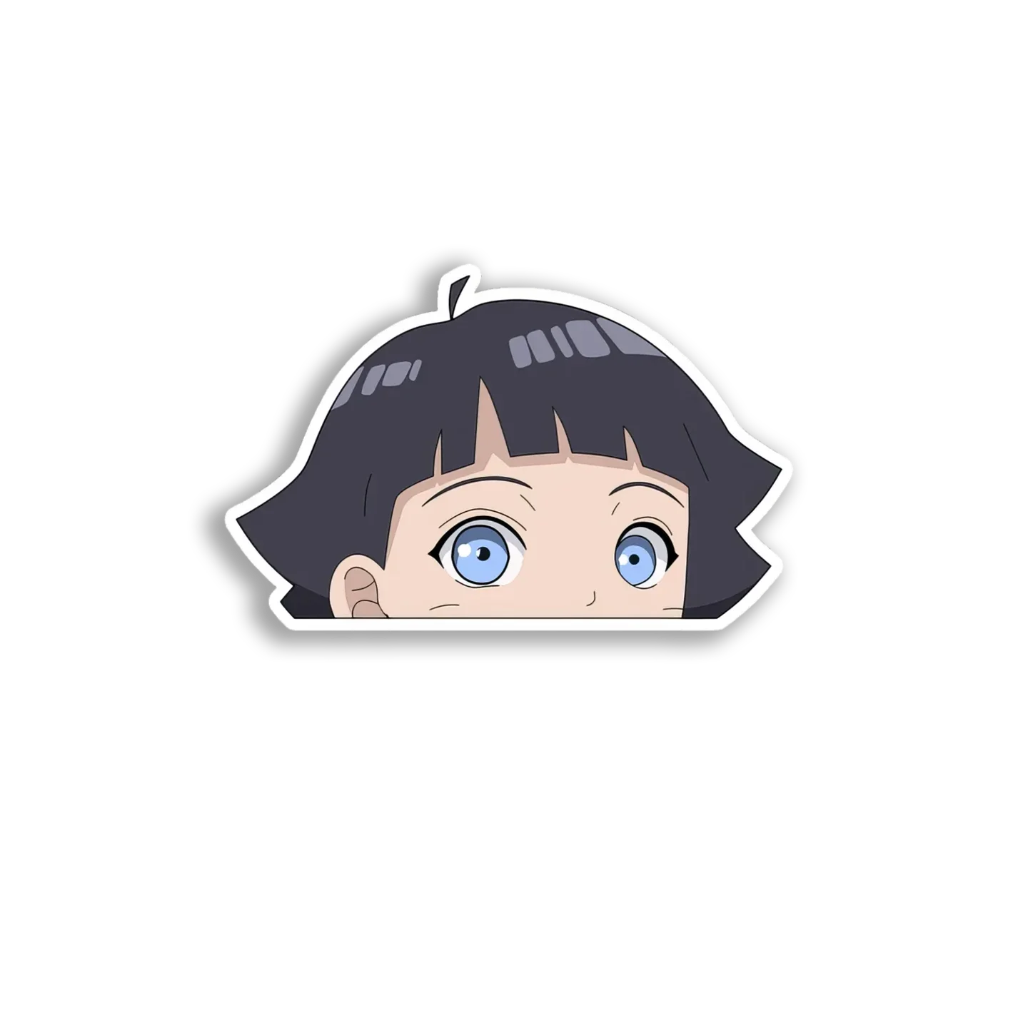 Hinata Peeking Face Sticker