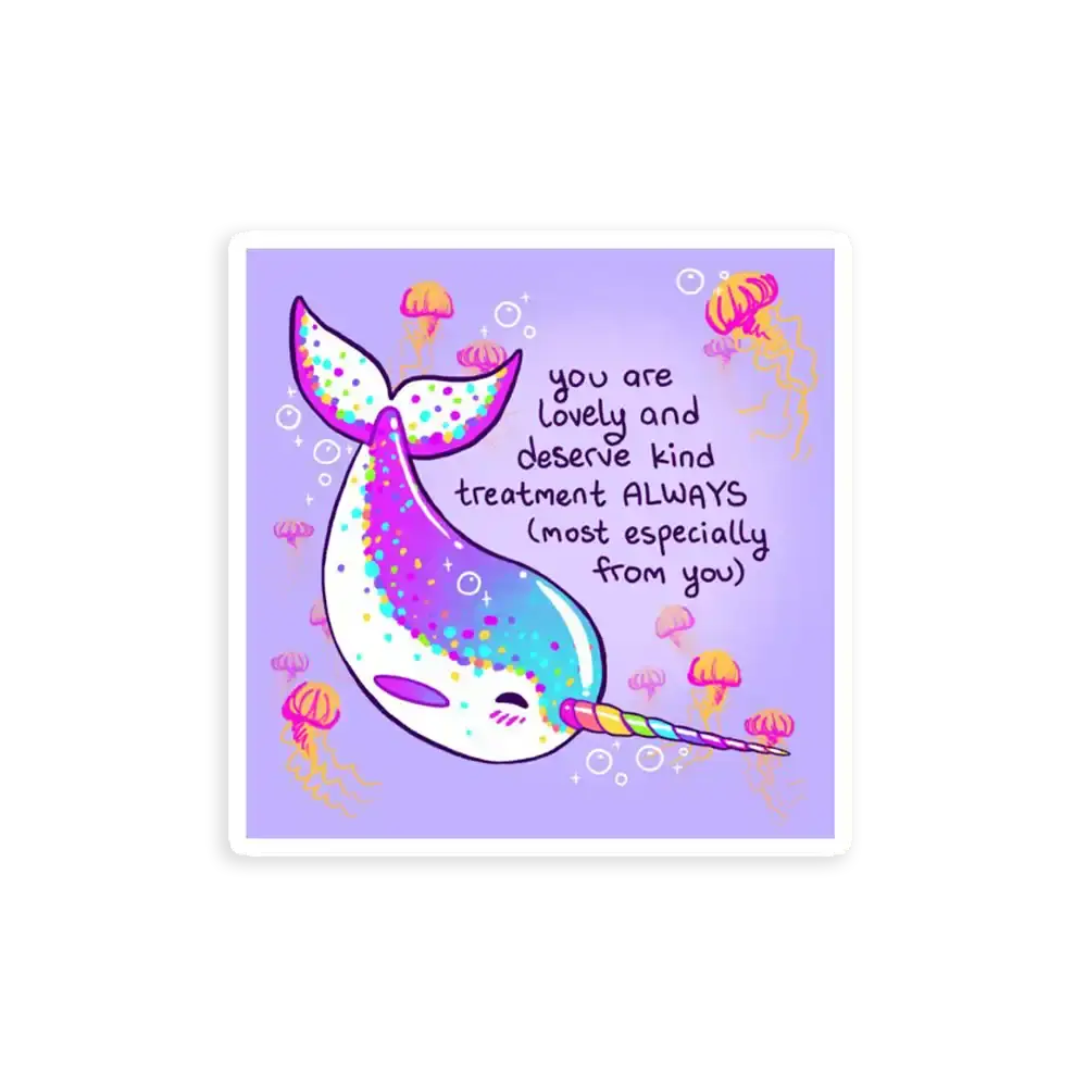 You are Lovely Rainbow Sticker