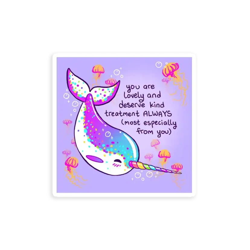 You are Lovely Rainbow Sticker
