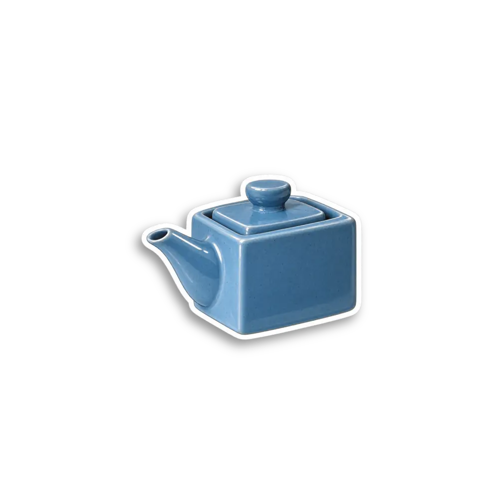 Blue Teapot Sticker