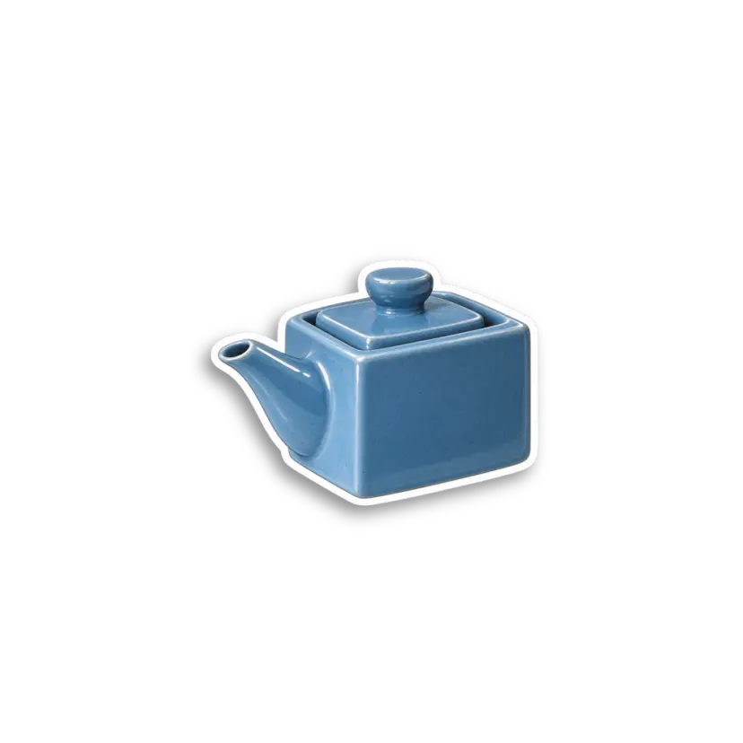 Blue Teapot Sticker