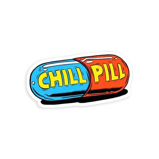 Chill Pill Sticker