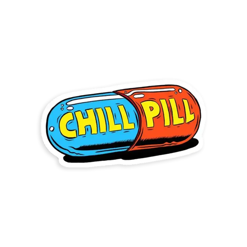 Chill Pill Sticker