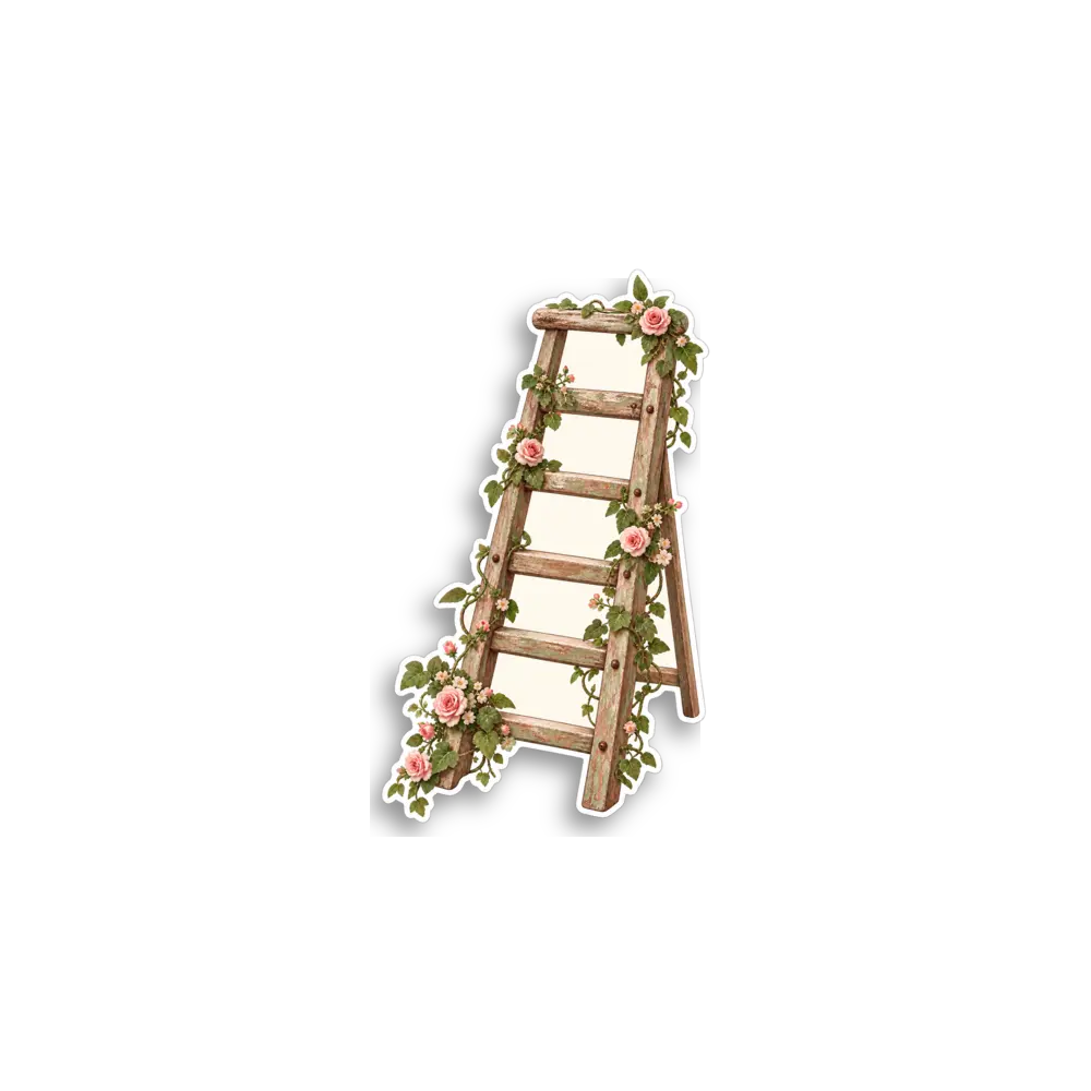 Flower Ladder Sticker