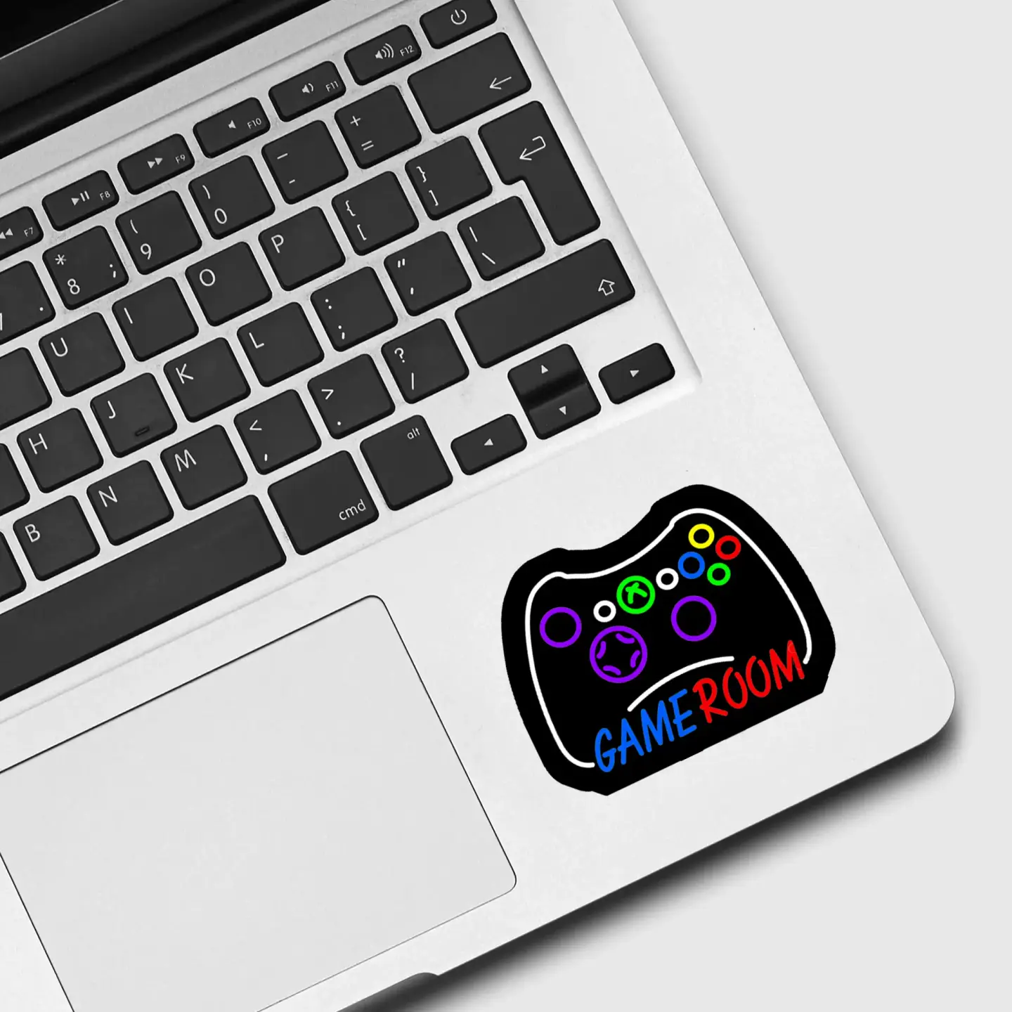 Neon Game Room Sign Sticker