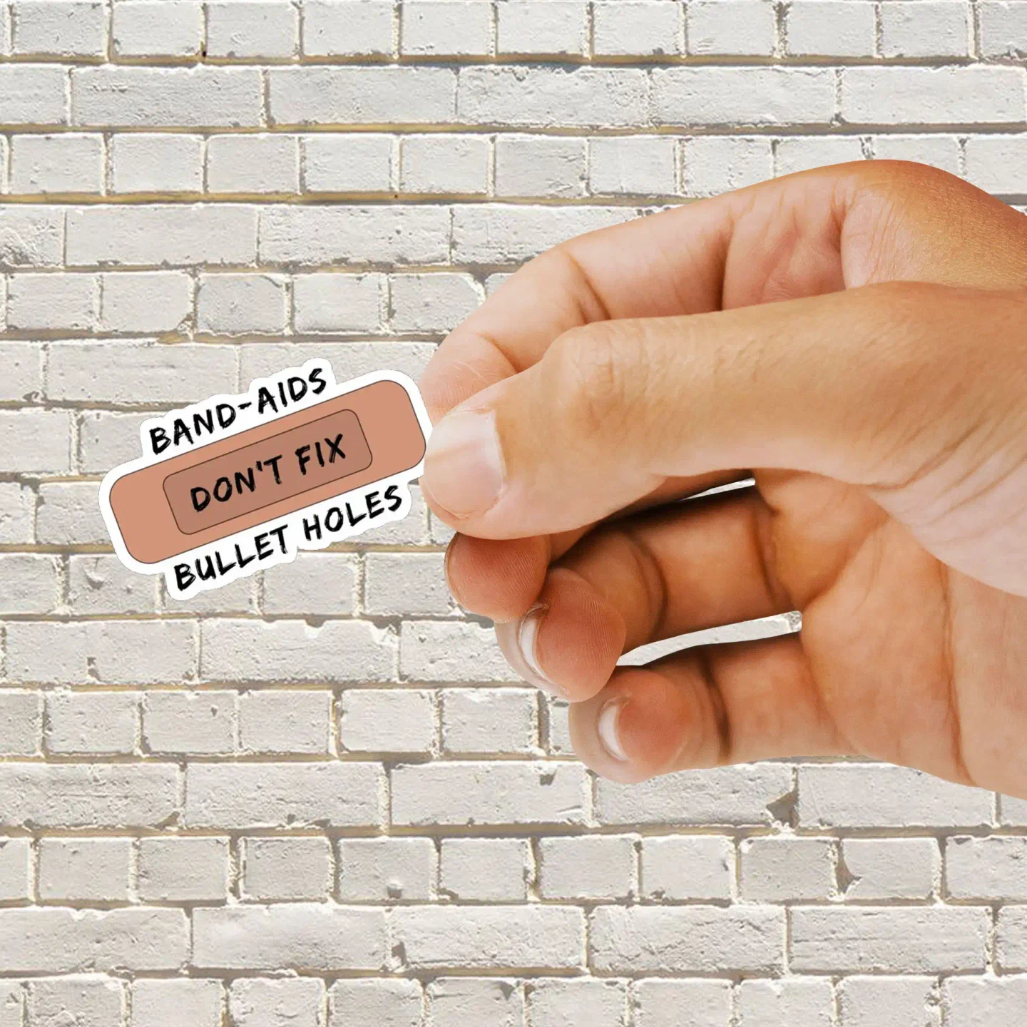 Be Happy Rainbow Barcode Sticker