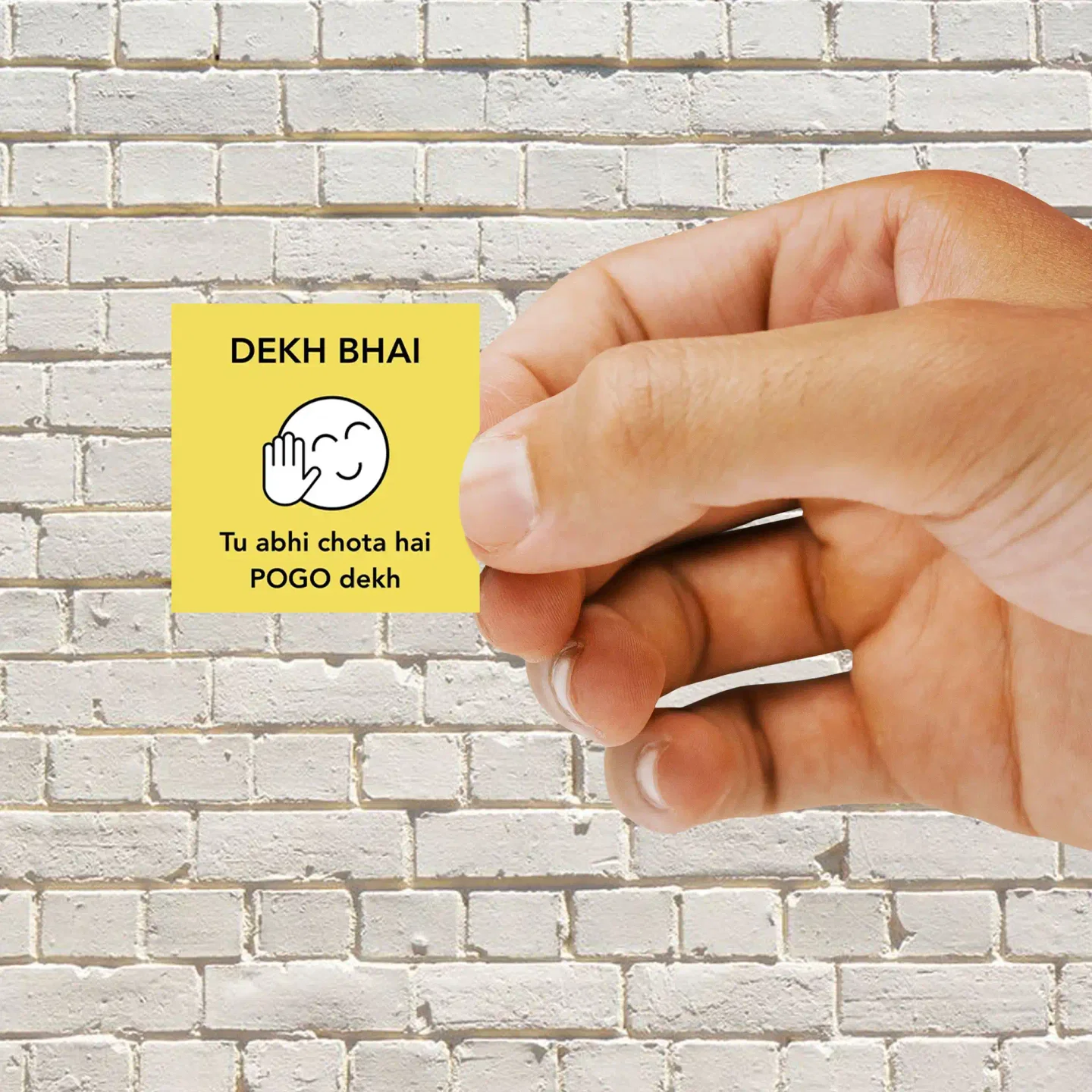 Dekh Bhai Pogo Dekh Sticker