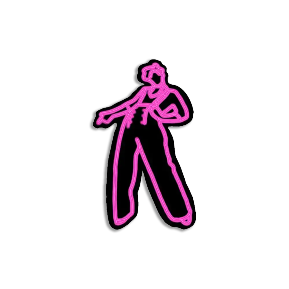 Neon Harry Styles Sticker