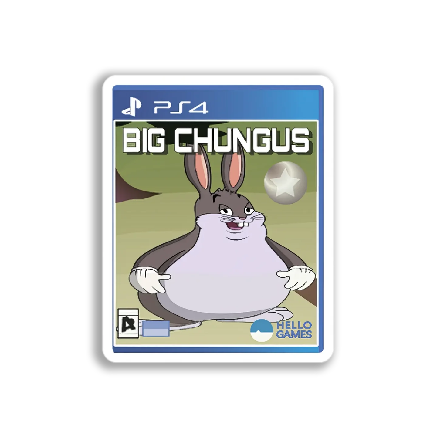 Big Chungus Game Sticker