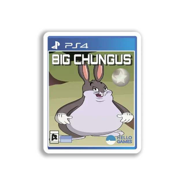 Big Chungus Game Sticker