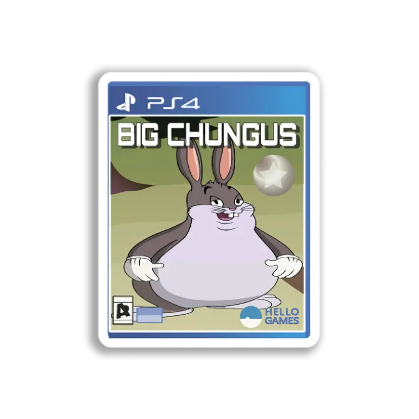 Big Chungus Game Sticker