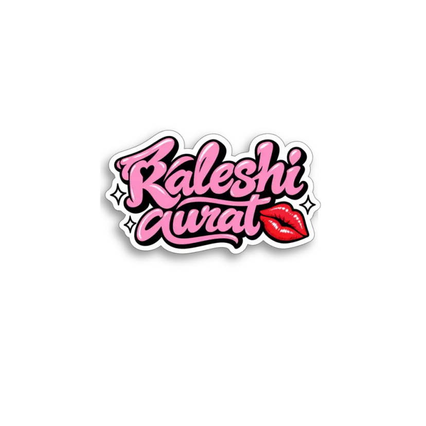 Kaleshi Aurat Sticker