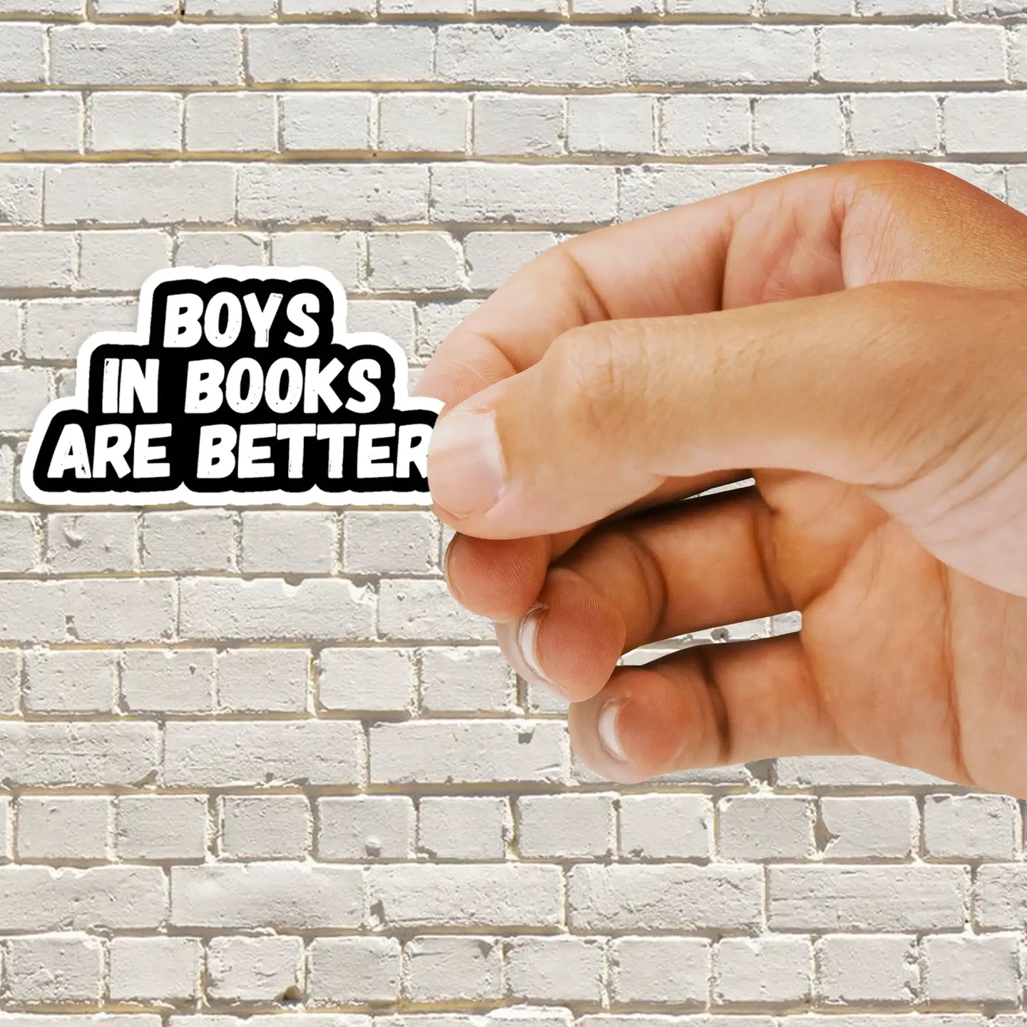 Boys Are Better in Books Sticker