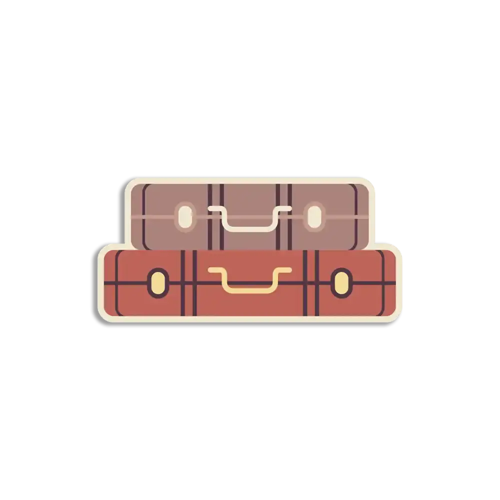 Suitcases Sticker