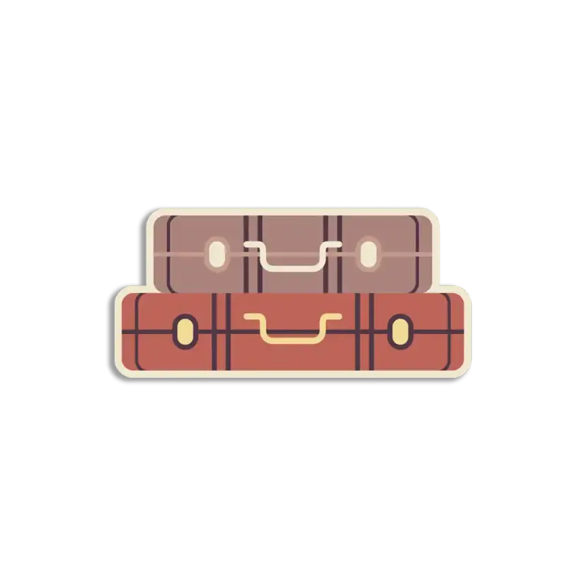 Suitcases Sticker