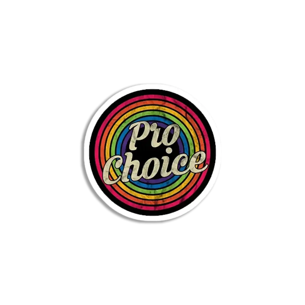 Rainbow Pro-Choice Sticker