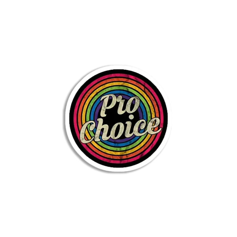 Rainbow Pro-Choice Sticker