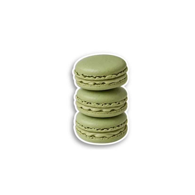 Matcha Macarons Sticker