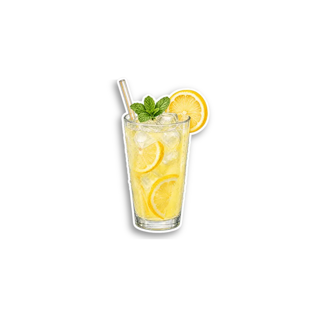 Lemon Soda Sticker