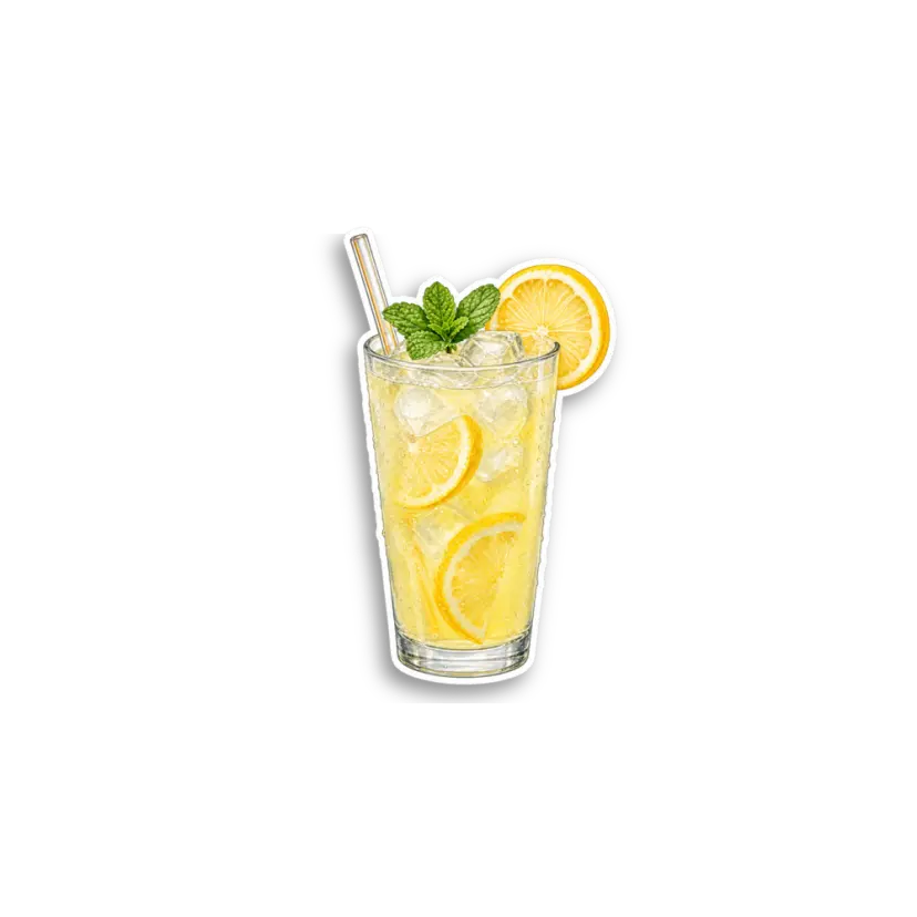 Lemon Soda Sticker