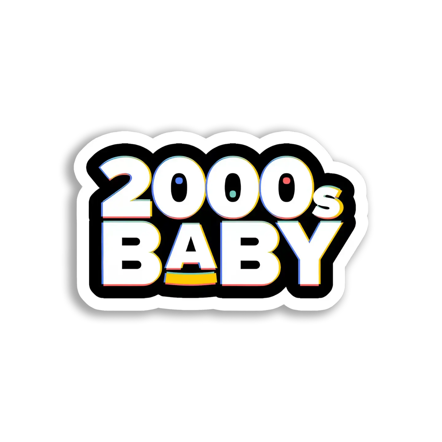 2000s Baby Sticker Image Sticker