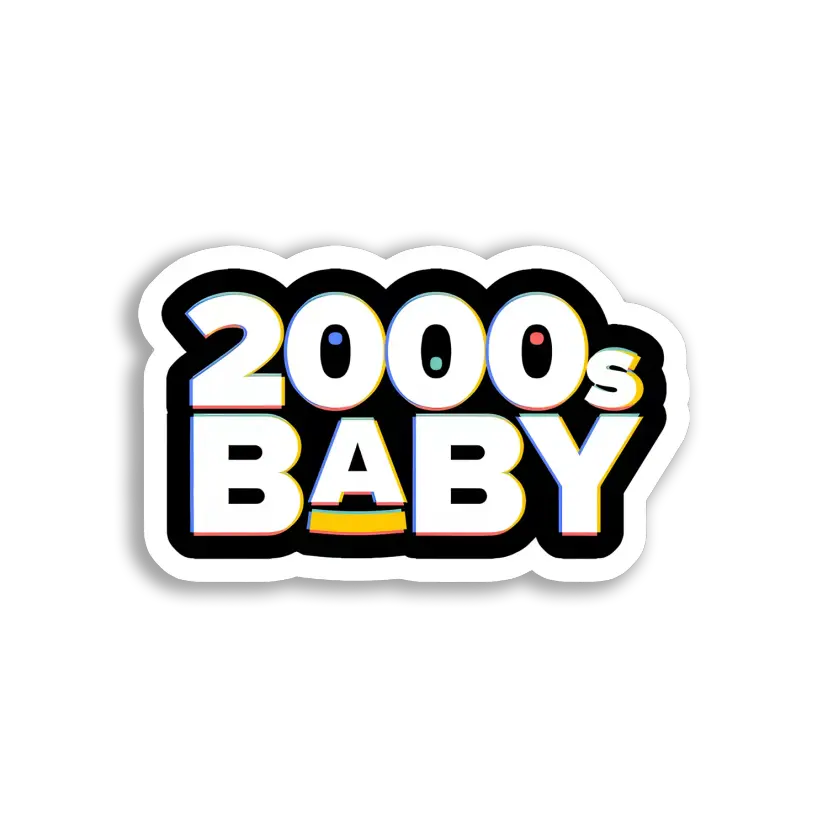 2000s Baby Sticker Image Sticker