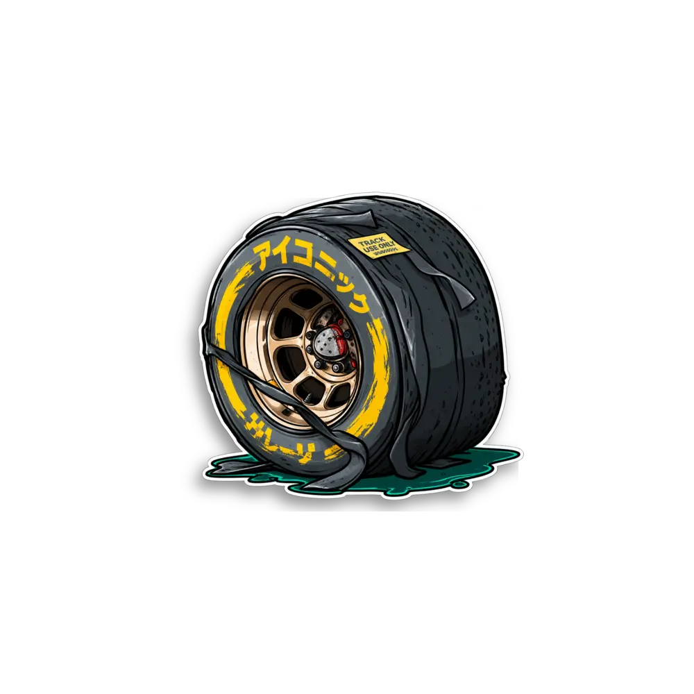 Racing Tire Sticker