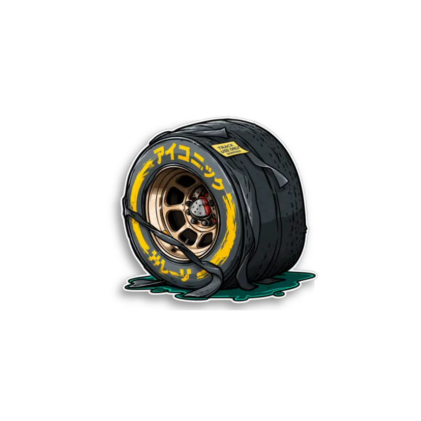 Racing Tire Sticker