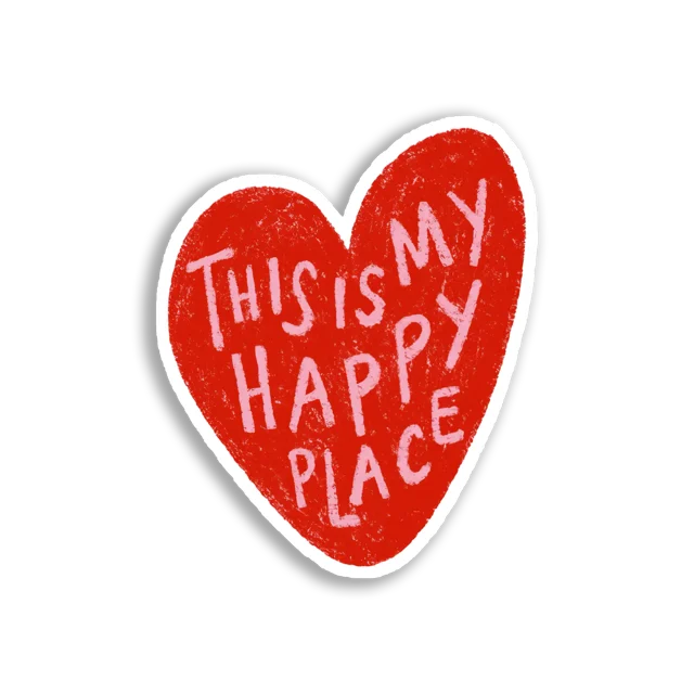 This Is My Happy Place Sticker