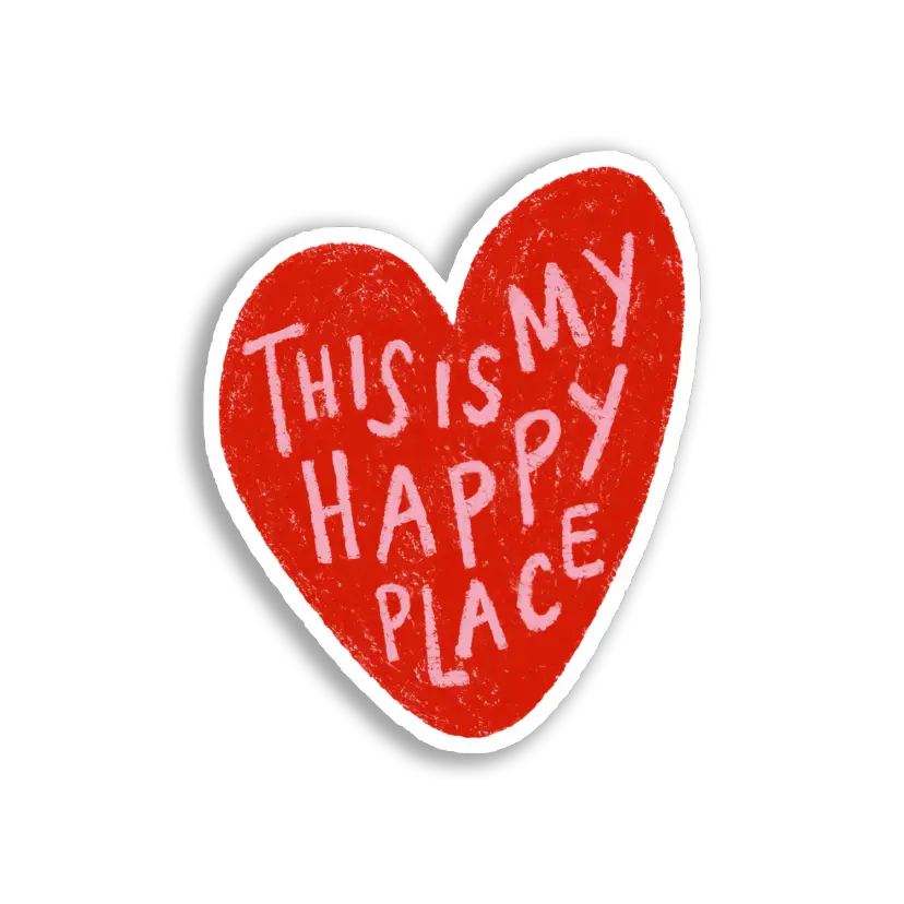 This Is My Happy Place Sticker