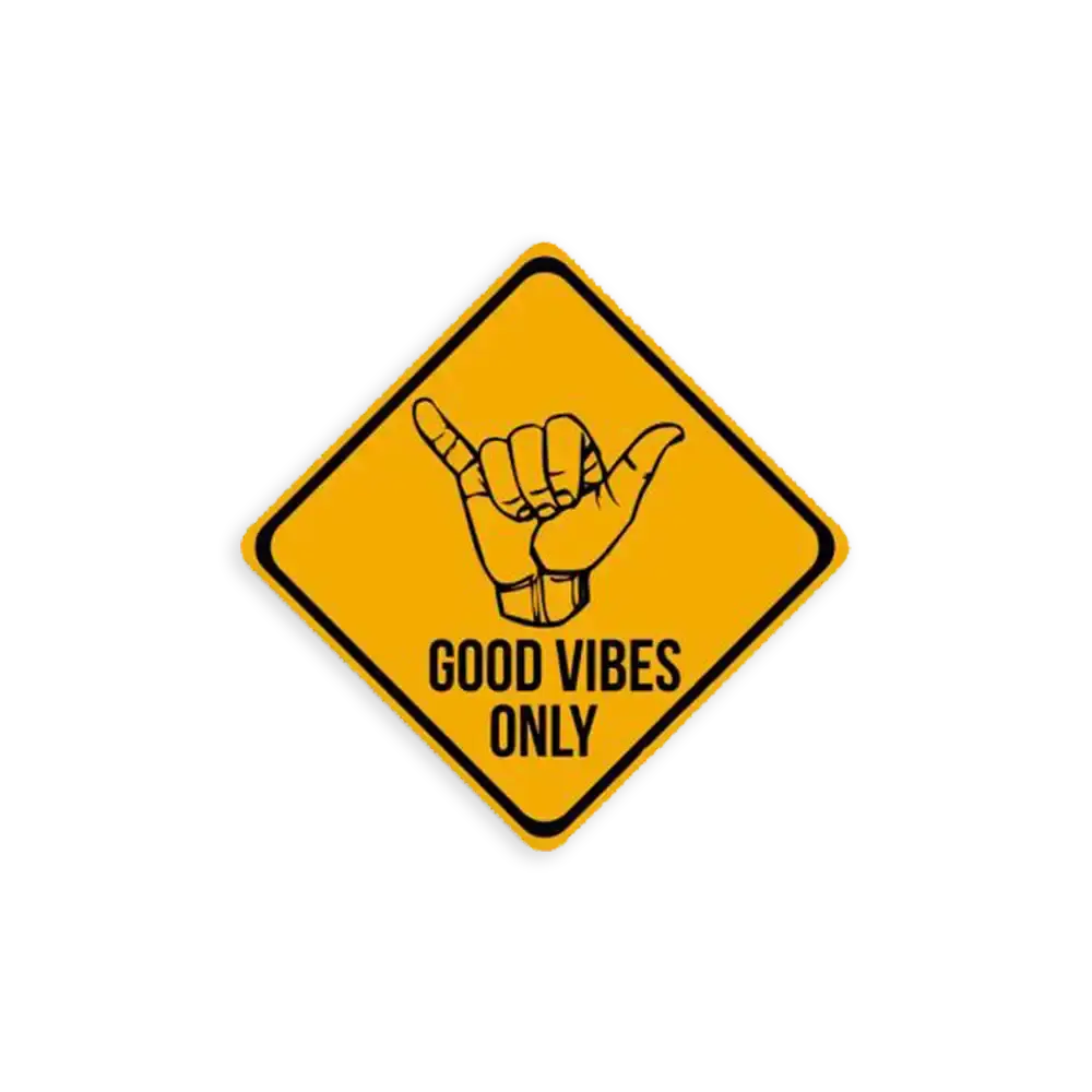 Cool Shaka Sticker