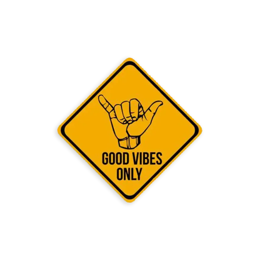 Cool Shaka Sticker