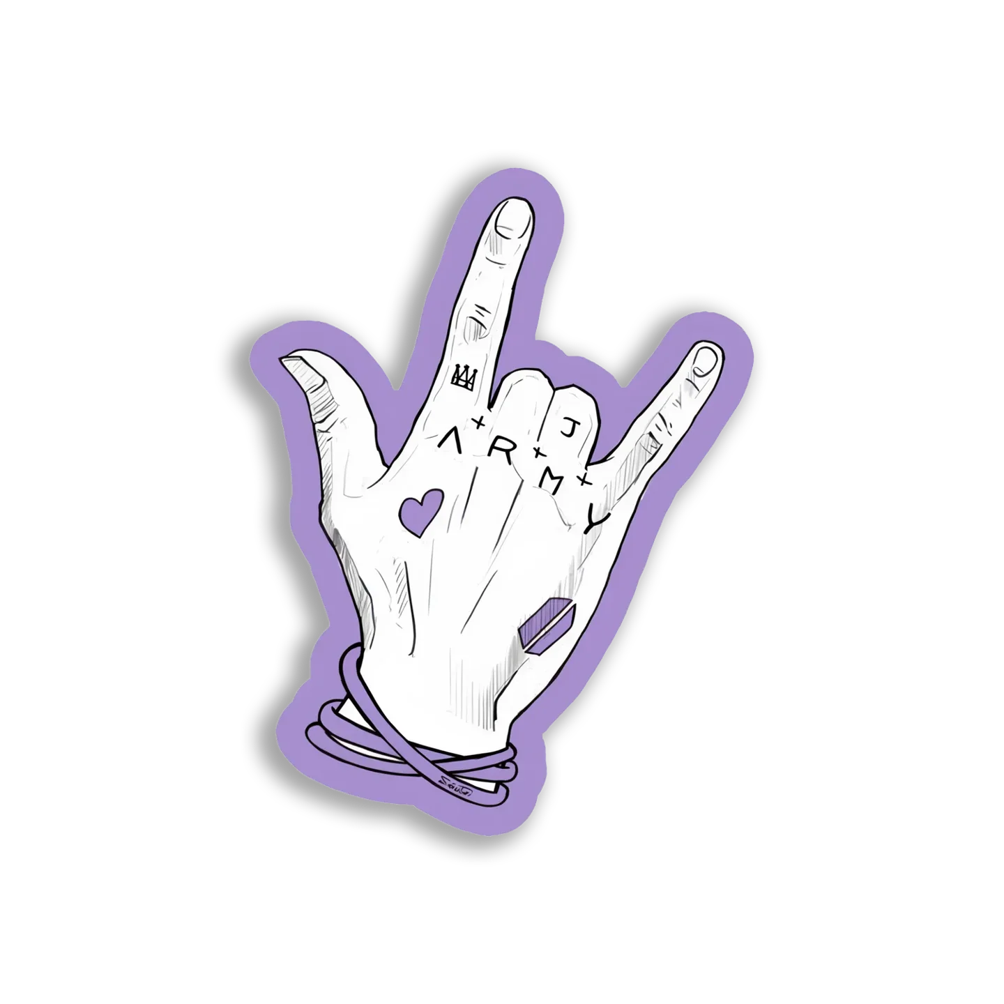 A.R.M.Y Love From BTS Sticker