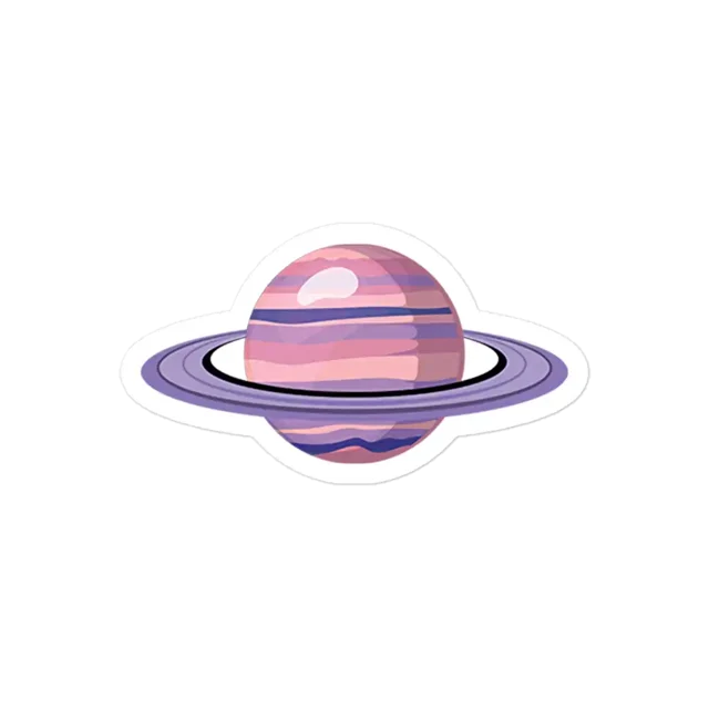 Saturn Planet Sticker