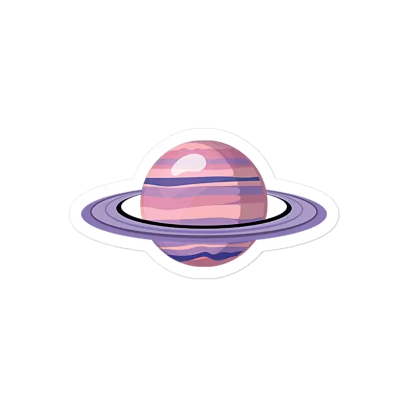 Saturn Planet Sticker