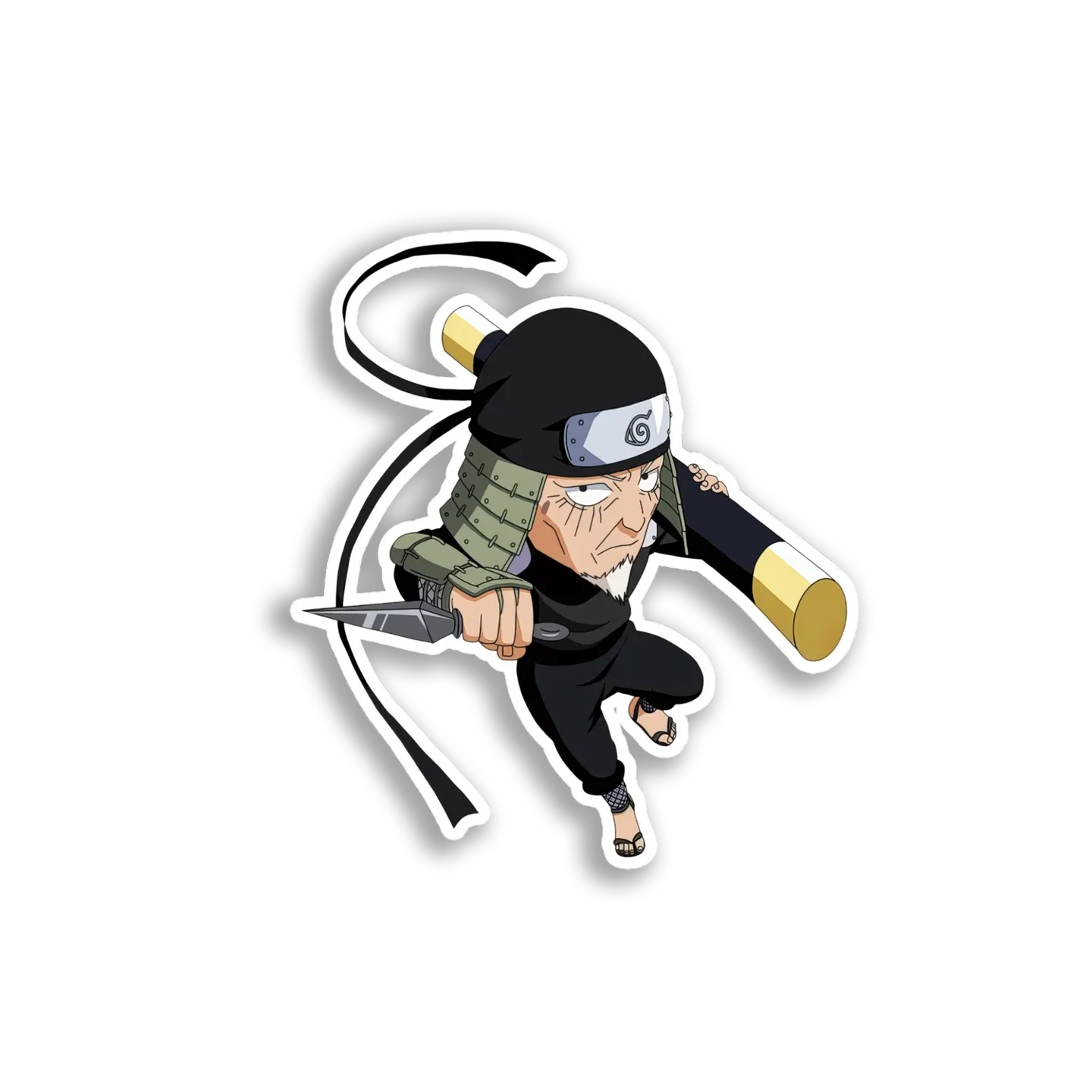 Chiyo's Ninja Action Sticker