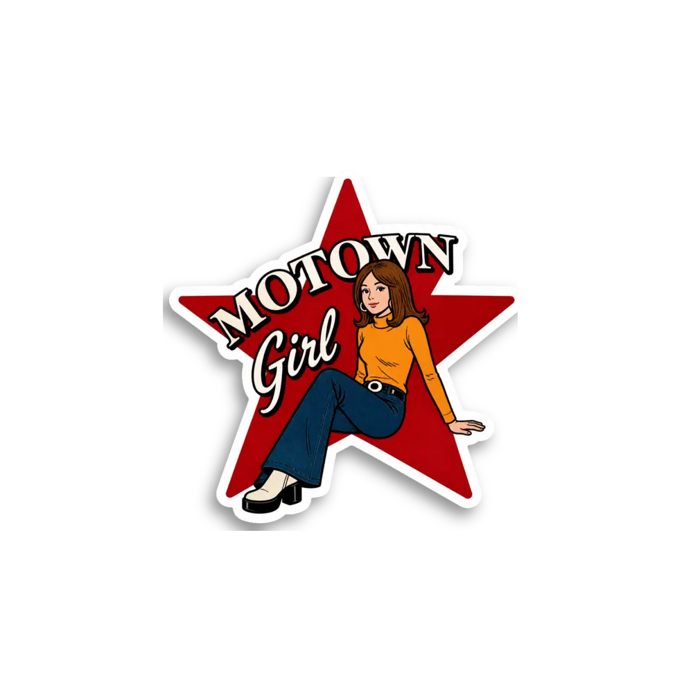 Motown Girl Sticker