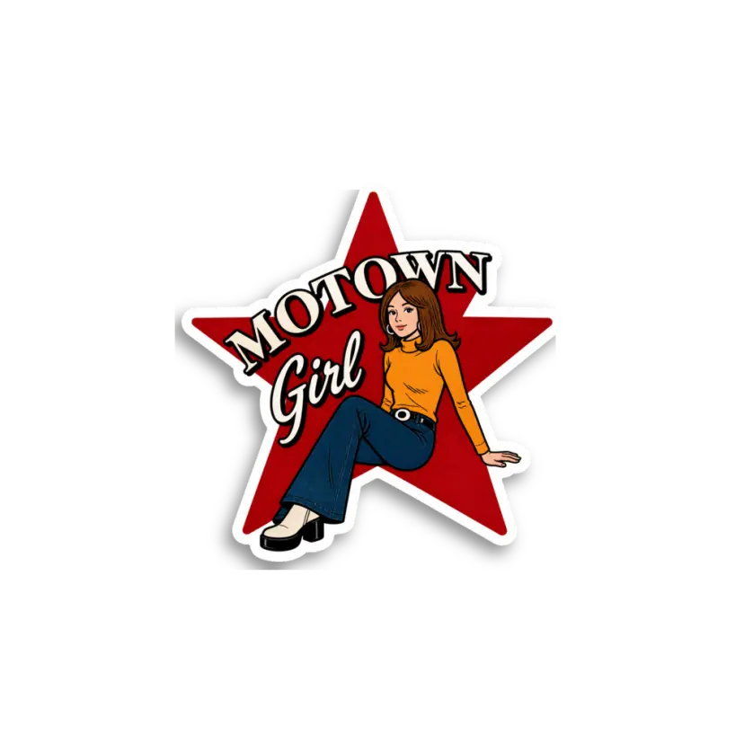 Motown Girl Sticker