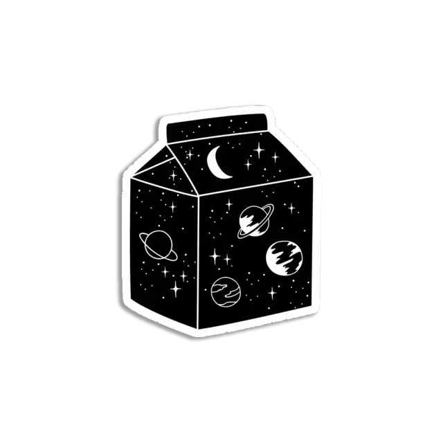 Milky way Sticker