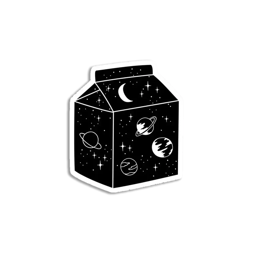 Milky way Sticker
