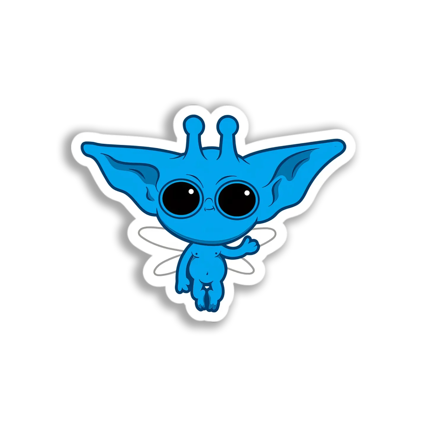 Blue Fairy Creature Sticker