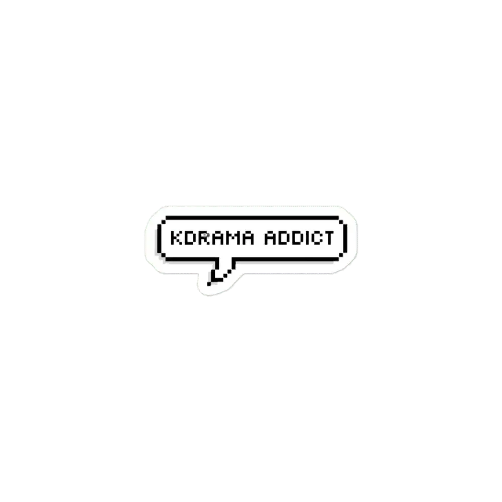 Kdrama addict Sticker