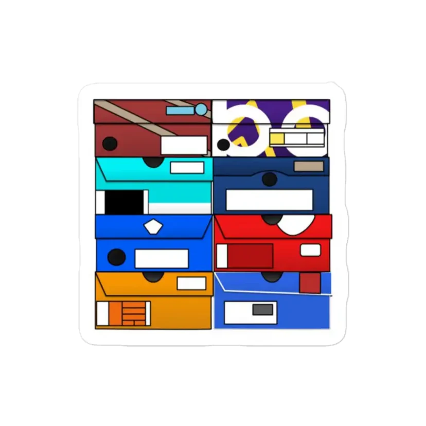 Sneakers Boxes Sticker