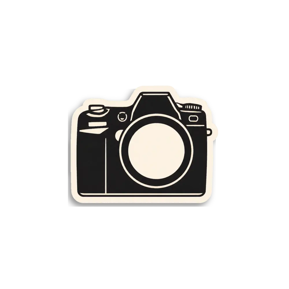 Vintage Camera Sticker