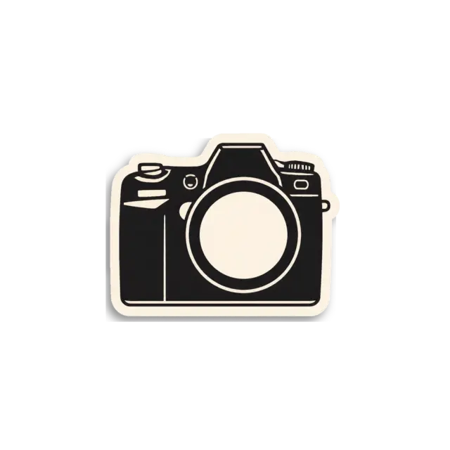 Vintage Camera Sticker
